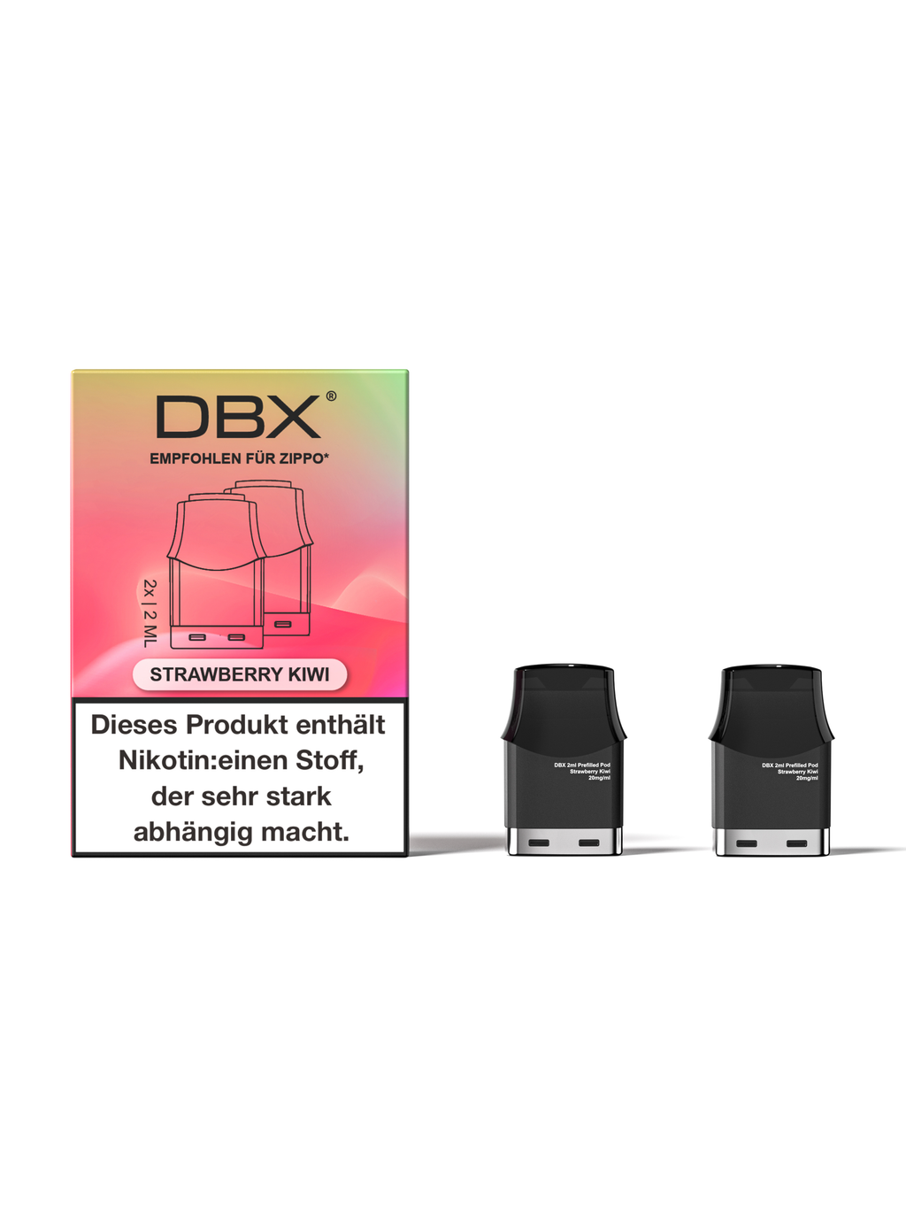 DBX Capsules préremplies Fraise Kiwi