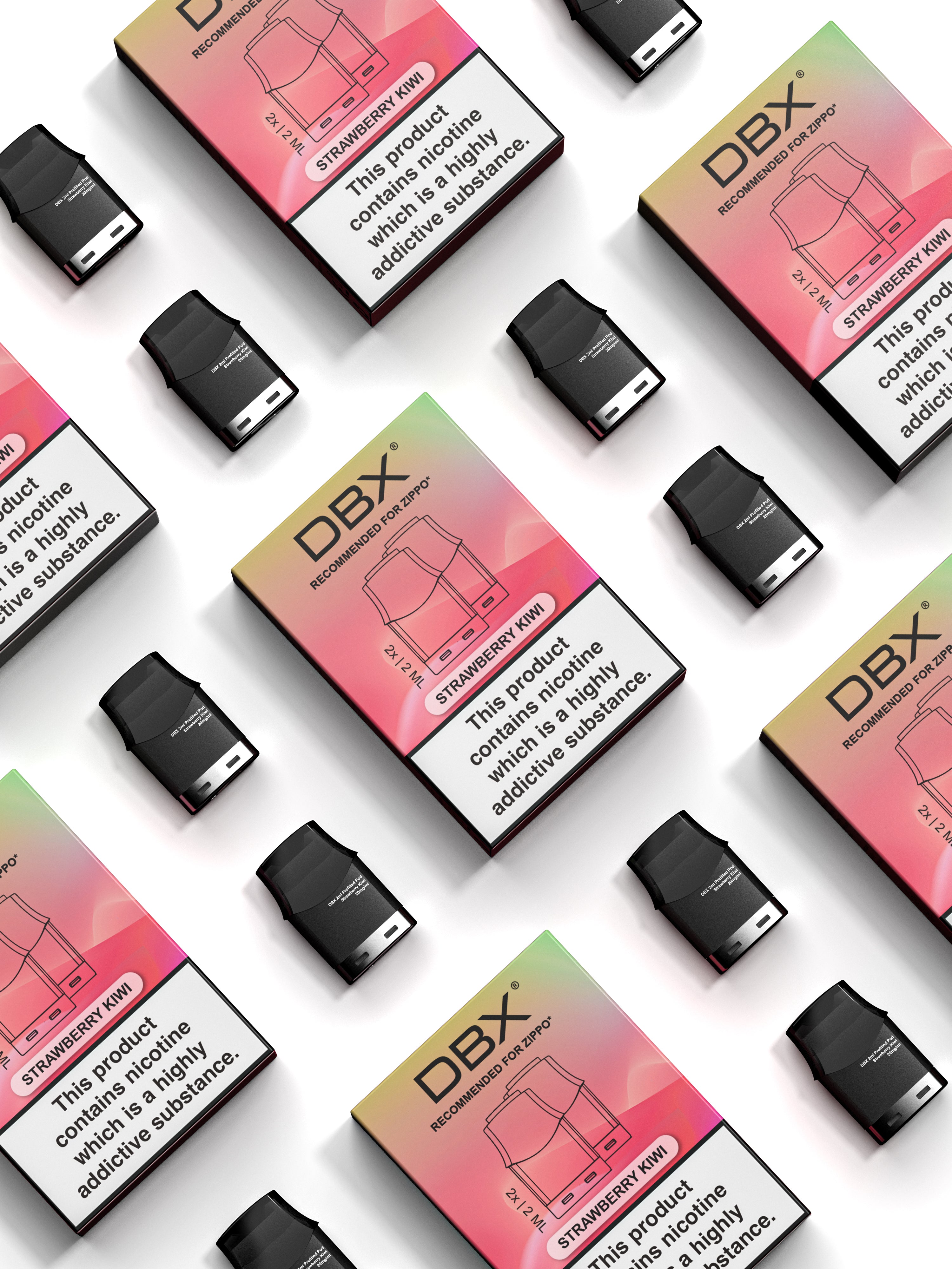 DBX Prefilled Pods Strawberry Kiwi